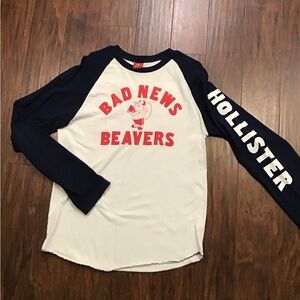 Hollister Shirts Hollister Beaver Raglan Tshirt Poshmark